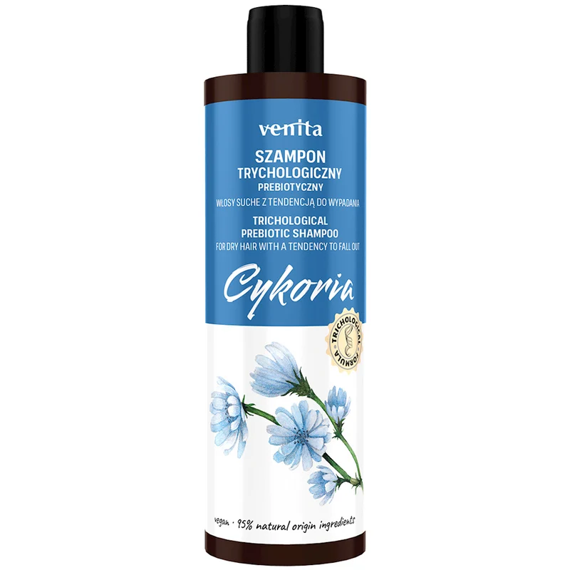 VENITA Trichology Chicorée prebiotisches Shampoo für trockenes, zu Ausfällen neigendes Haar 300ml