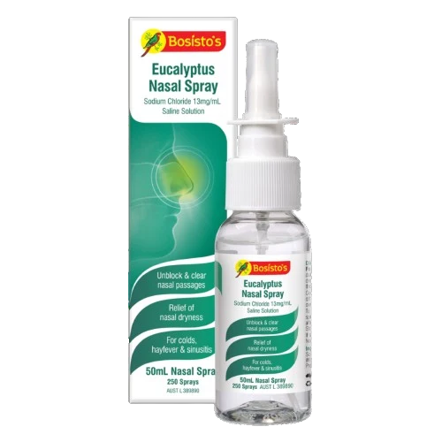 Bosistos Nasal Spray Eucalyptus 50ml