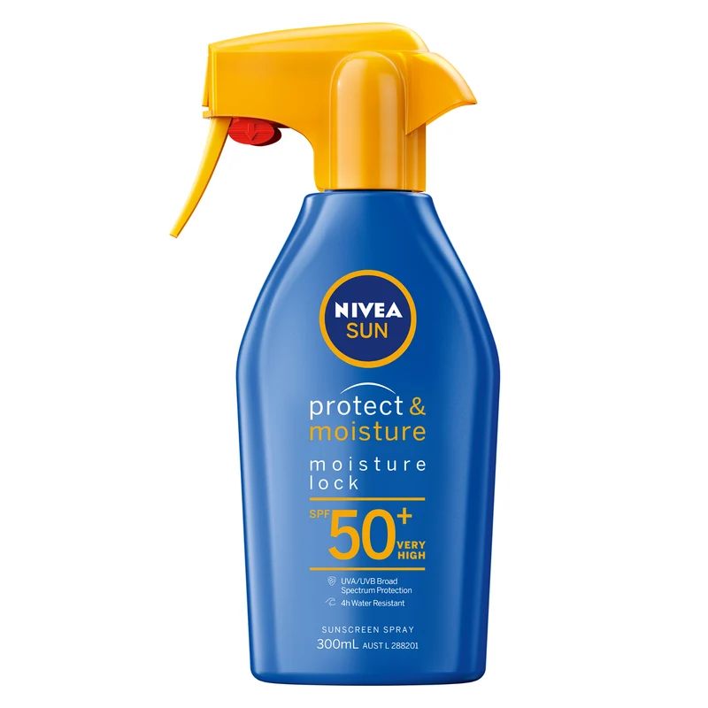 NIVEA Protect & Moisture Moisture Lock SPF50+ Sunscreen Spray 300ml