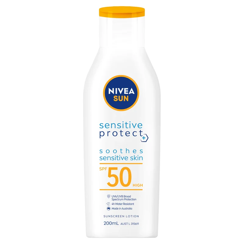 NIVEA Sensitive Protect SPF50 Sunscreen Lotion 200ml