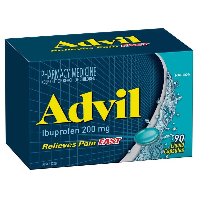 Advil Fast Acting Liquid IbuprofenCap 90s Limit 1 per trans