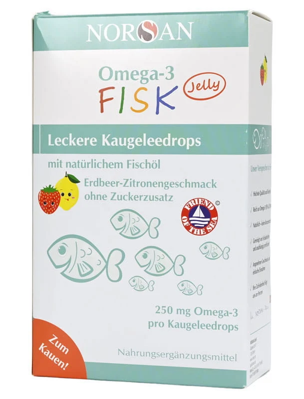 NORSAN Omega-3 Fisk Gelee (45 Gele)