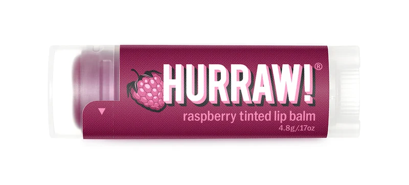 Hurraw Raspberry Tinted Lip Balm