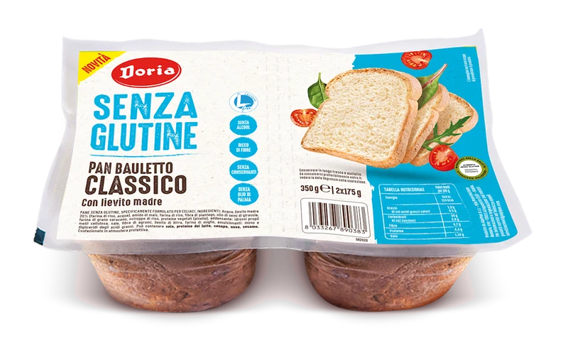 Glutenfreies klassisches Toastbrot (2 x 175 g) 350 g - DORIA