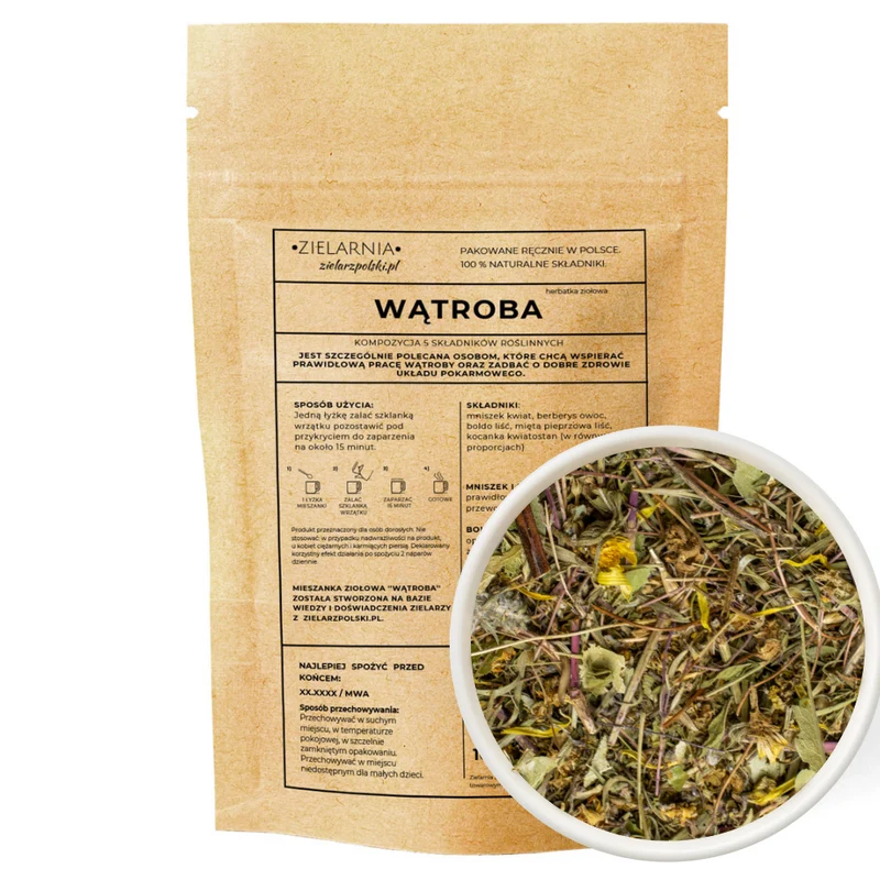 Leber-Kräutertee 100g ZIELARZPOLSKI.PL