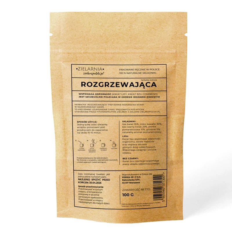 Aufwärmen - Kräutertee 100g ZIELARZPOLSKI.PL
