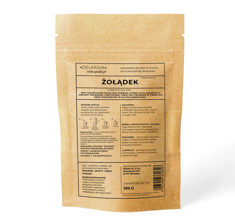 Sodbrennen - Kräutertee 100g ZIELARZPOLSKI.PL