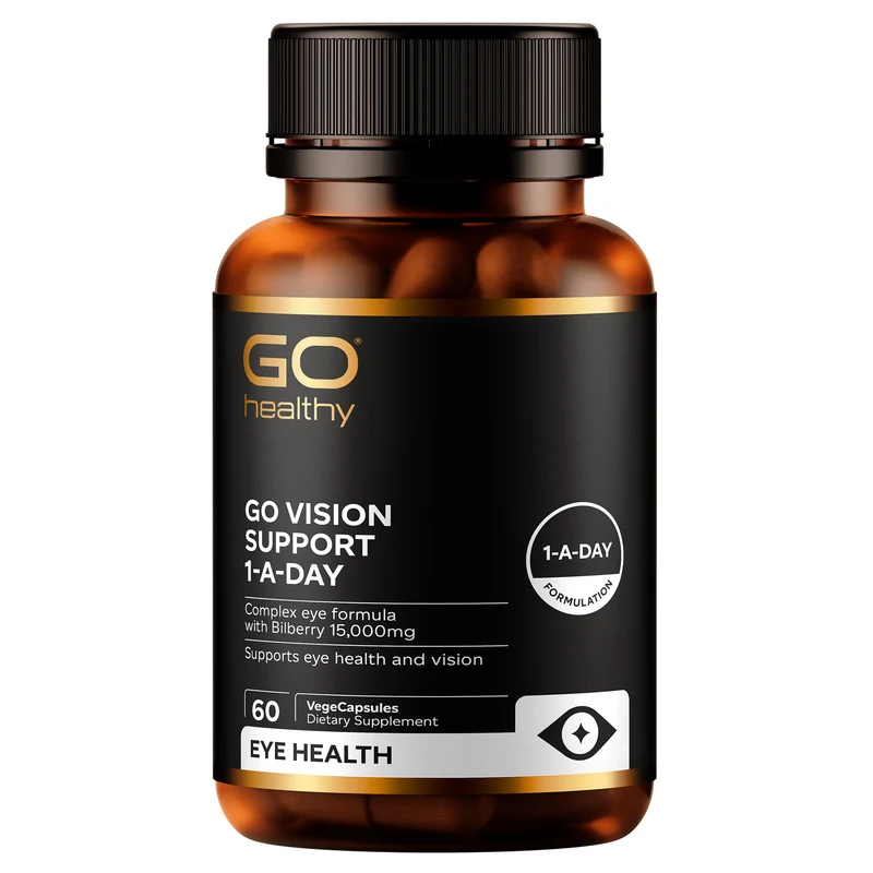 GO Healthy GO Vision Protect Eye Health Supplement 1-A-Day 60 VCaps