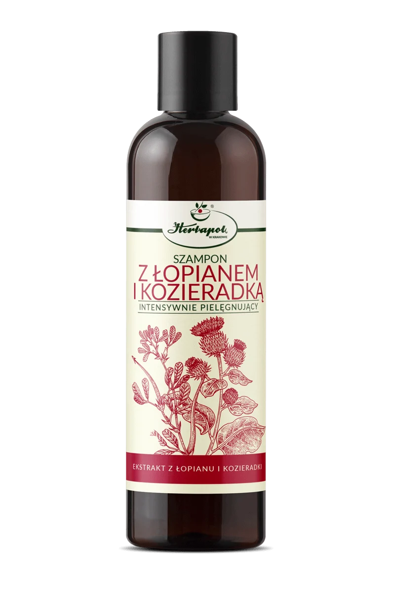 Shampoo mit Klette und Bockshornklee 250ml HERBAPOL