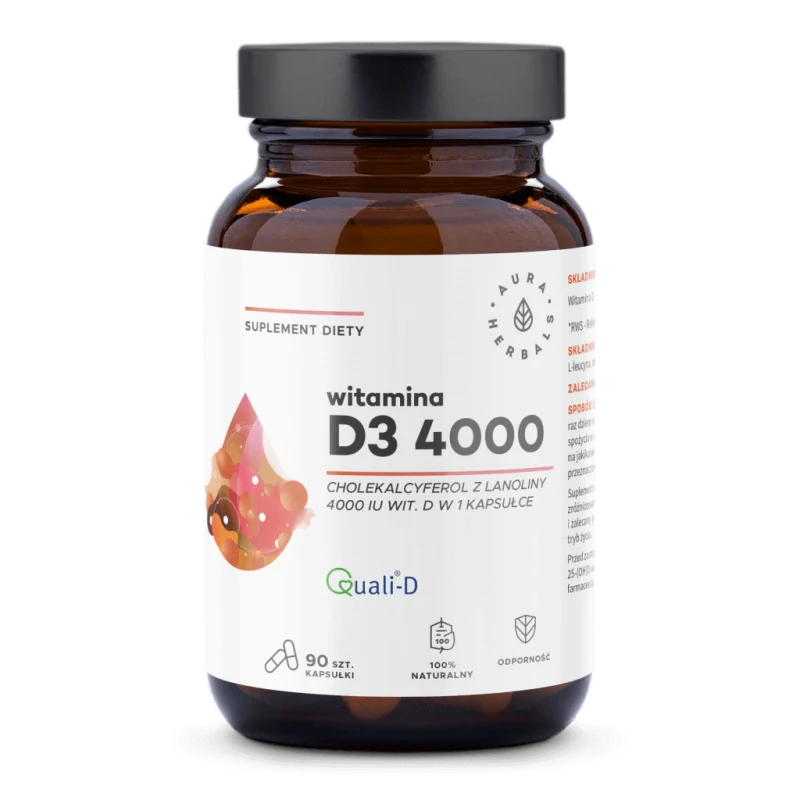 Vitamin D3 4000 IU (90 Kapseln)