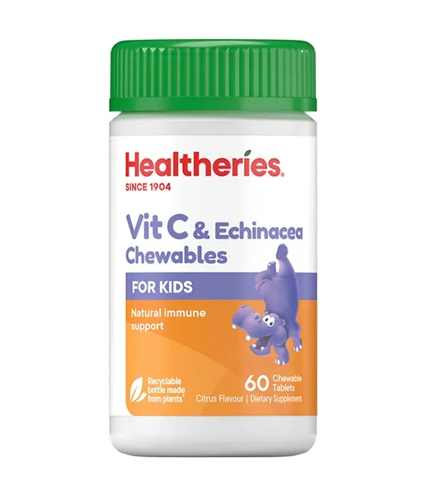 Healtheries KidsCare Chew Echinacea + Vitamin C 60tabs