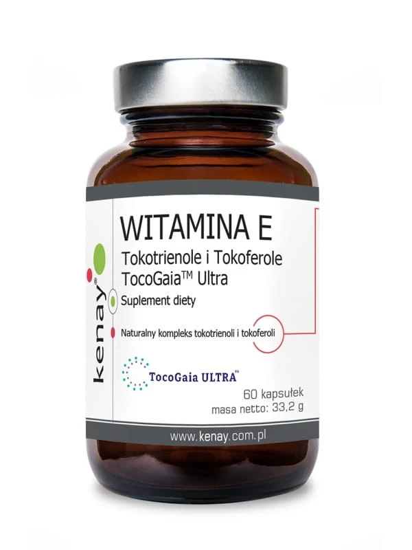 Vitamin E Tocotrienole und Tocopherole TocoGaia™ Ultra 60 Kapseln KENAY