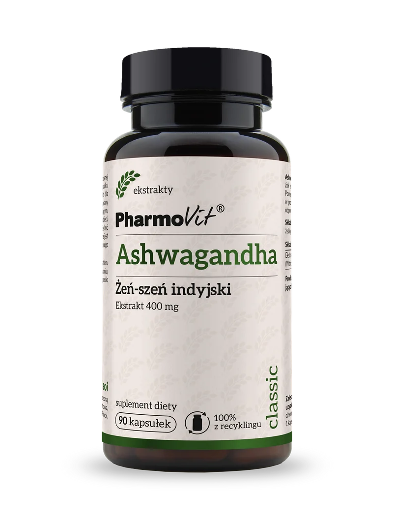 Ashwagandha Indischer Ginseng 4:1 400 mg 90 Kapseln | Classic Pharmovit