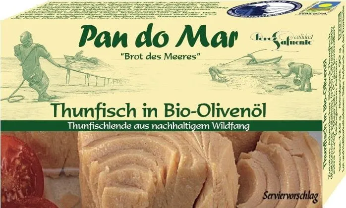 BONITO TUNA IN BIO-ÖL EXTRA VIRGIN 120 g (90 g) - PAN DO MAR