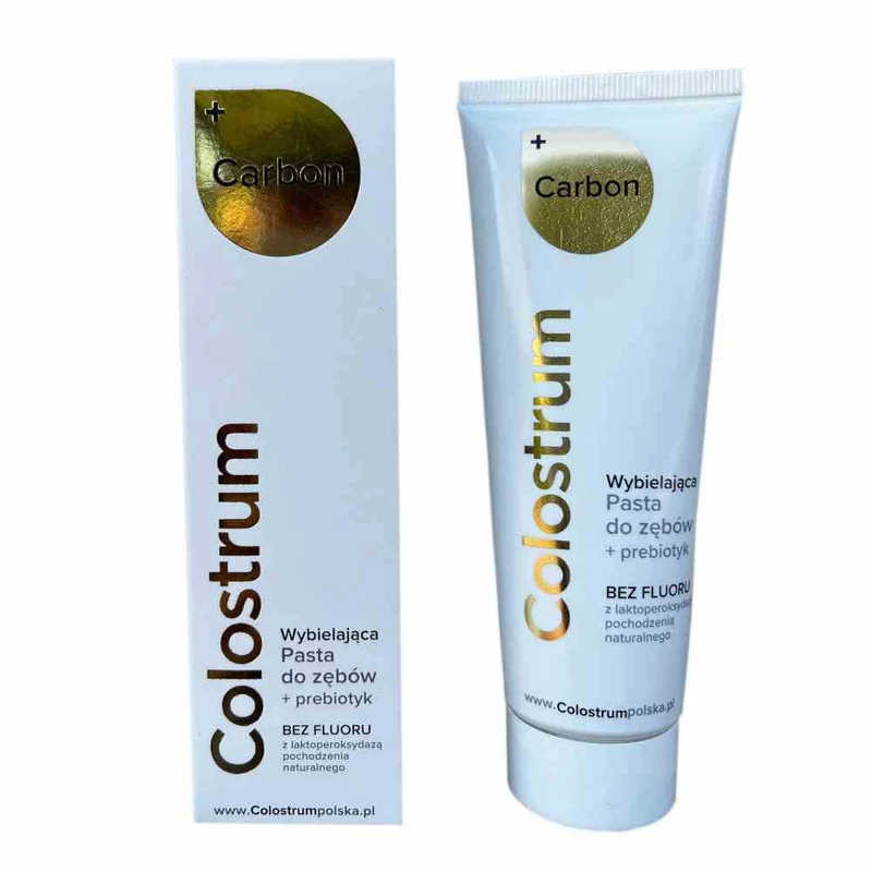 Colostrum Poland Frische Zahnpasta mit Colostrum+ Präbiotikum ohne Fluorid 75 ml
