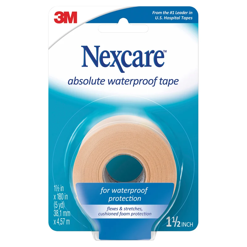 Nexcare Absolute Waterproof Tape - Tan 38mm x 4.5m