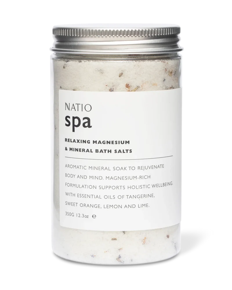 Natio Spa Relaxing Magnesium & Mineral Bath Salts 350g