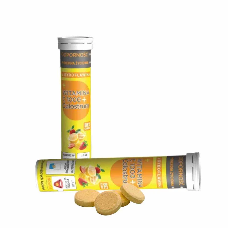 Colostrum Polen Vitamin C 1000 Duo mit Colostrum Brausetabletten 20 Tabletten