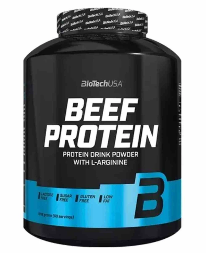 BioTech USA Rindfleischprotein 1816g Vanille und Zimt Geschmack