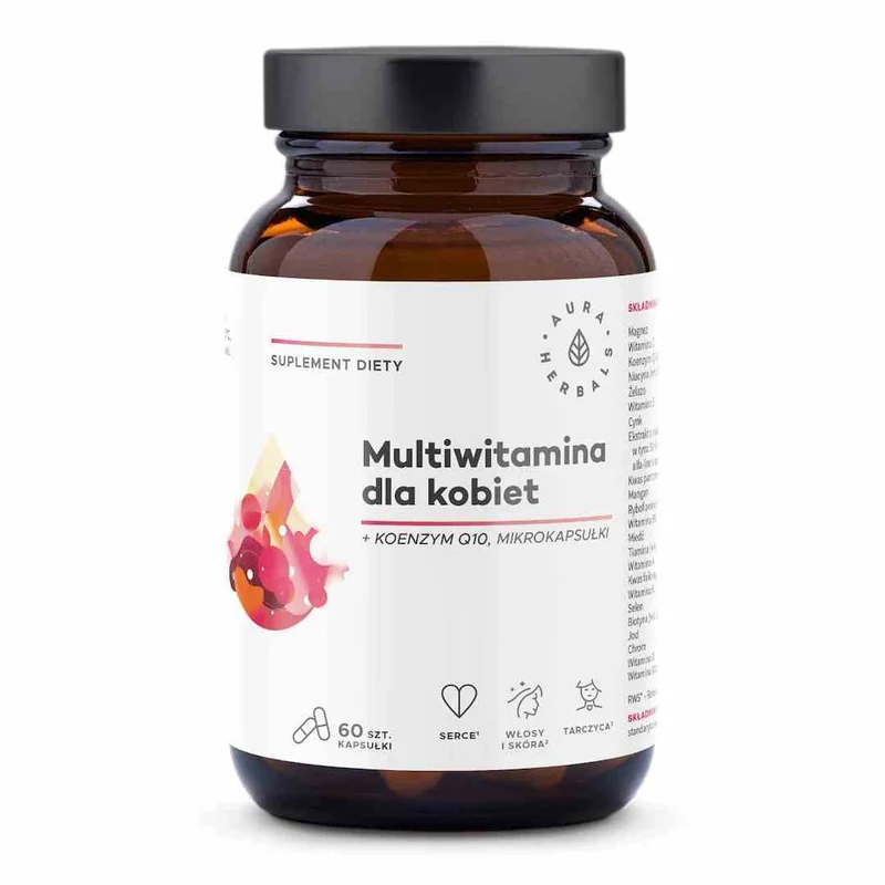 Aura Herbals Multivitamin für Frauen Mikrokapseln 60 Kapseln