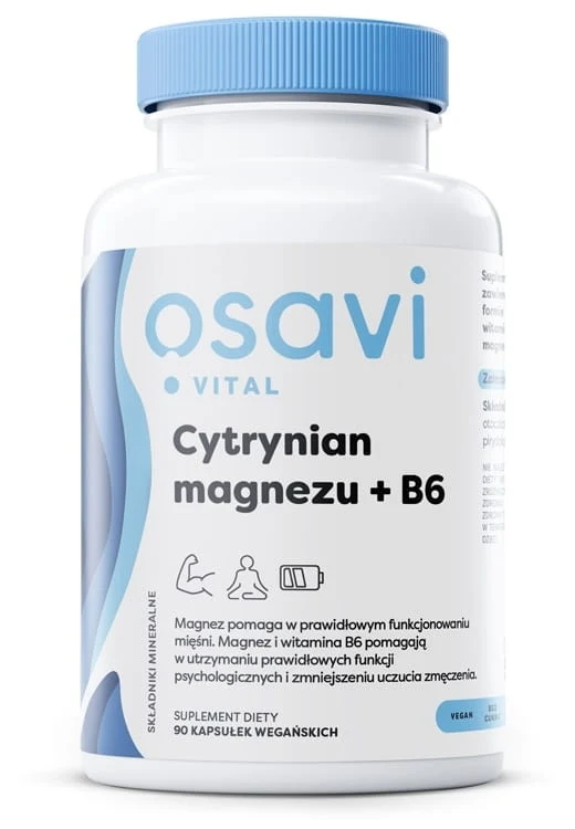 OSAVI Magnesiumcitrat + B6 (90 Kapseln)