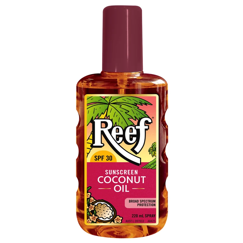 Reef Coconut Sunscreen Oil Spray SPF 30 220mL