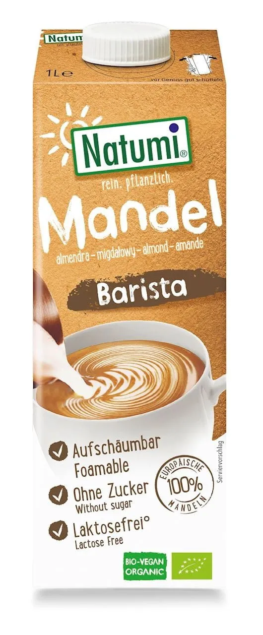 BARISTA MANDELGETRÄNK ZUCKERFREI BIO 1 L - NATUMI