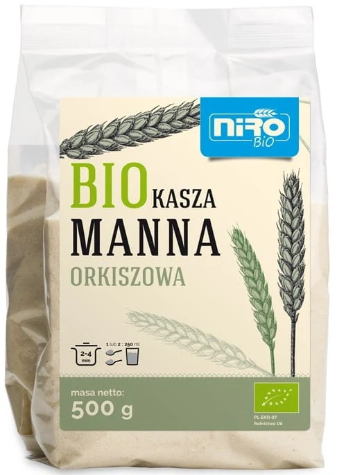 Geschälte Dinkelgrütze BIO 500 g - NIRO