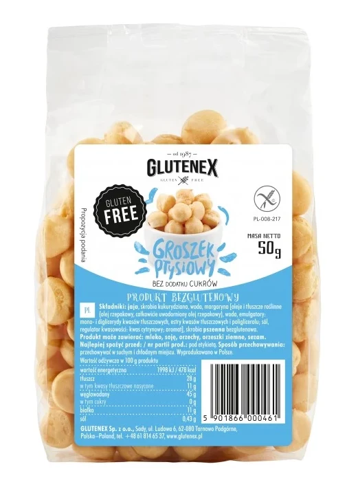 Glutenfreie Erdnüsse 50 g - GLUTENEX