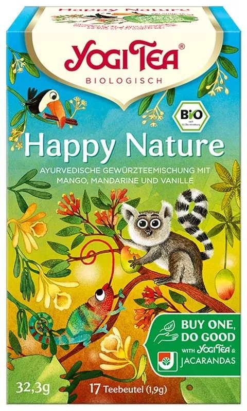 HAPPY NATURE FÜR DIE LEKTION DES LASERS (HAPPY NATURE) BIO (17 x 1,9 g) 32,3 g - YOGI TEA