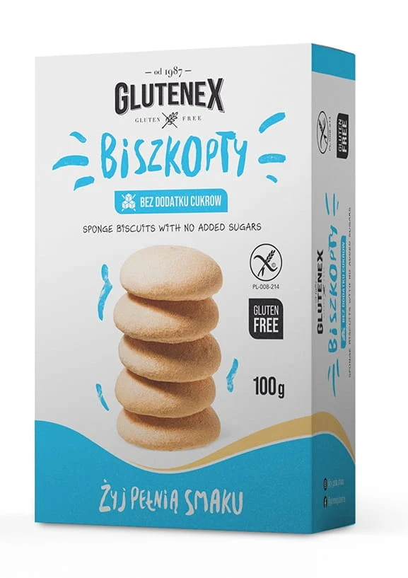 Glutenfreie Karamellkekse 100 g - GLUTENEX