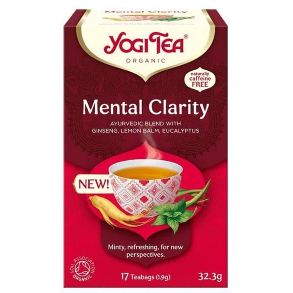 YOGI TEA AJURVEDIAN MENTAL CLARITY BIO (17 x 1,9 g) 32,3 g - YOGI TEA