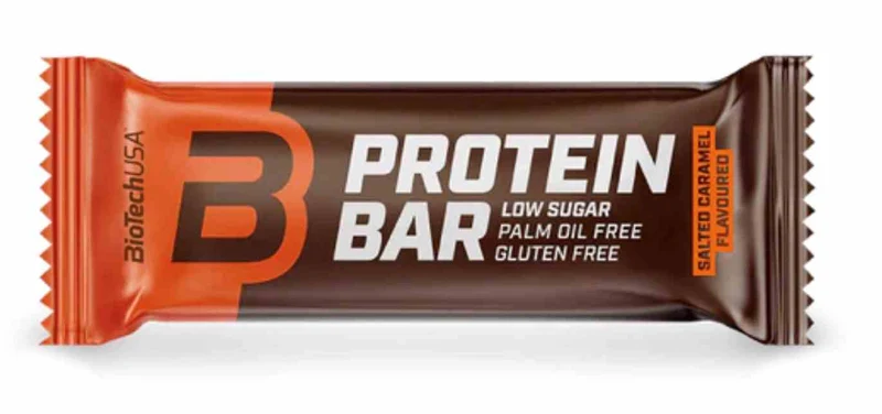 BioTech USA Protein Bar 70g gesalzener Karamell Geschmack