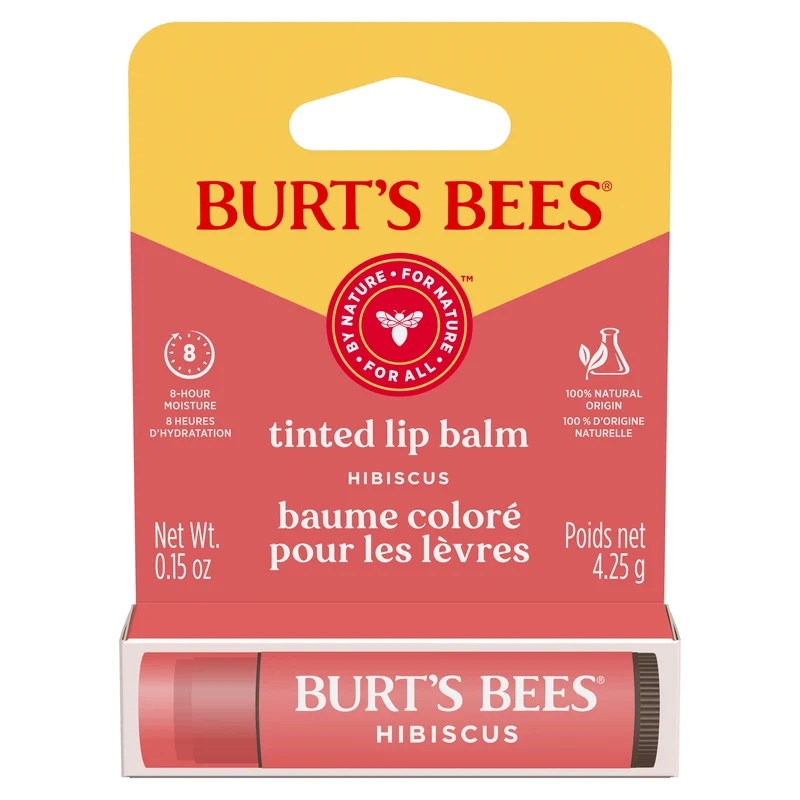Burts Bees Tinted Lip Balm Hibiscus
