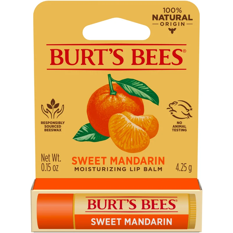 Burts Bees 100% Natural Sweet Mandarin Lip Balm 4.25g