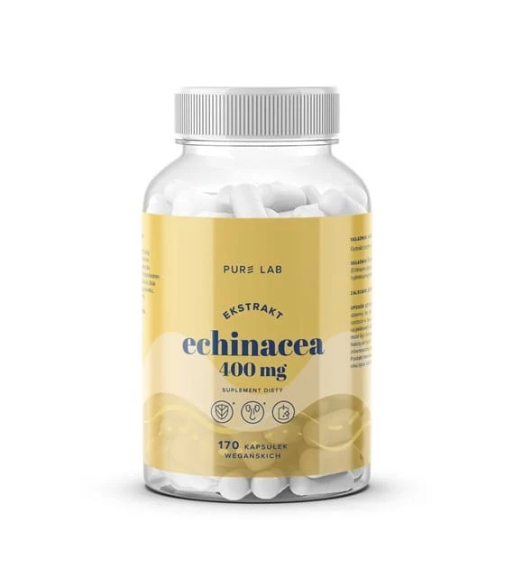 PURE LAB Echinacea-Extrakt 400 mg (170 Kapseln).