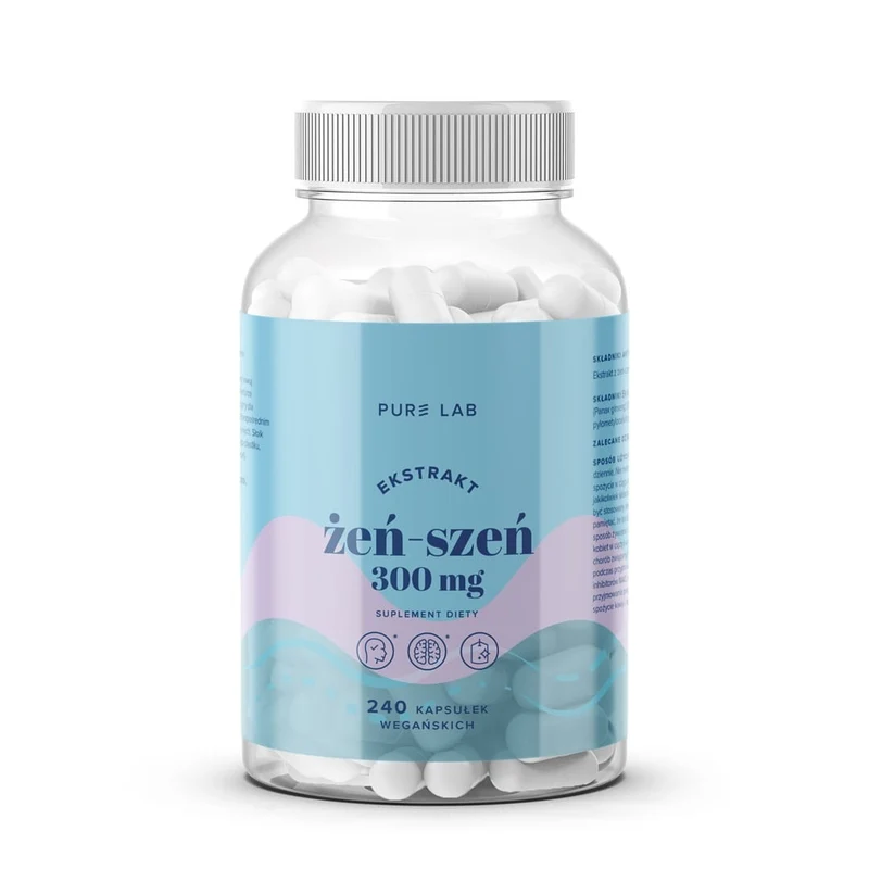 PURE LAB Ginseng-Extrakt 300 mg (240 Kapseln)