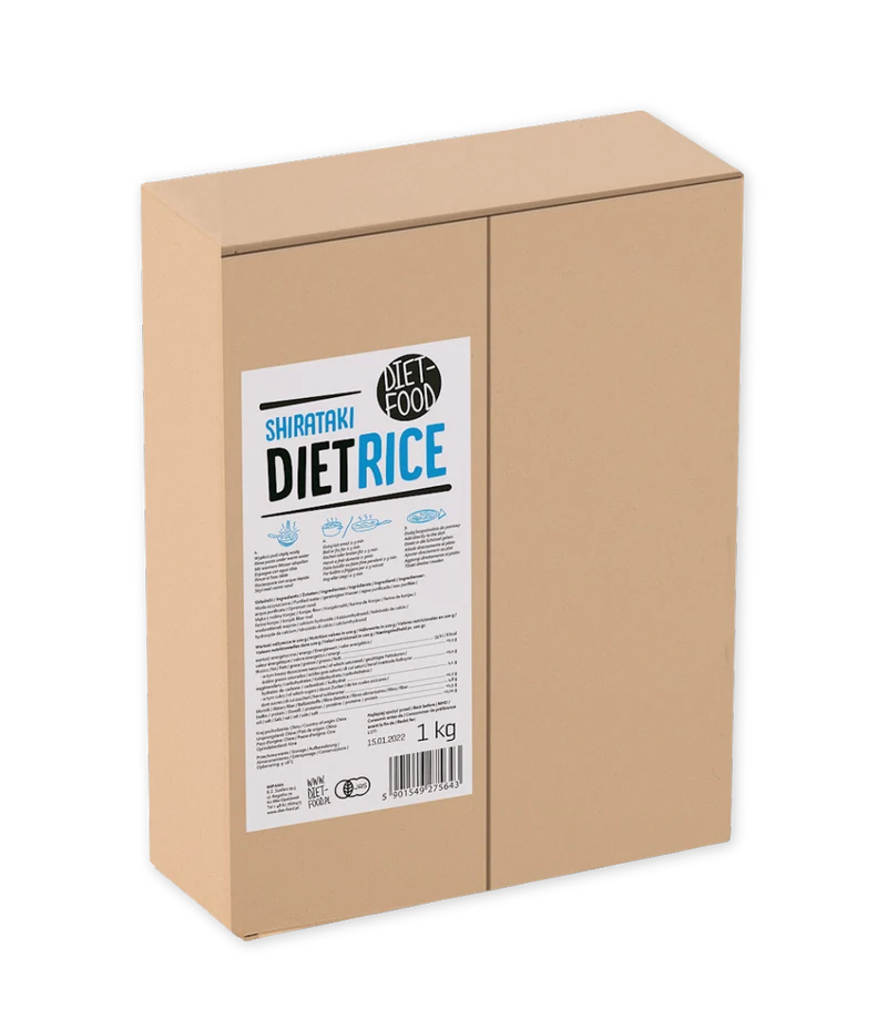 Diätnahrung Shirataki Konjac-Reisnudeln 1 kg