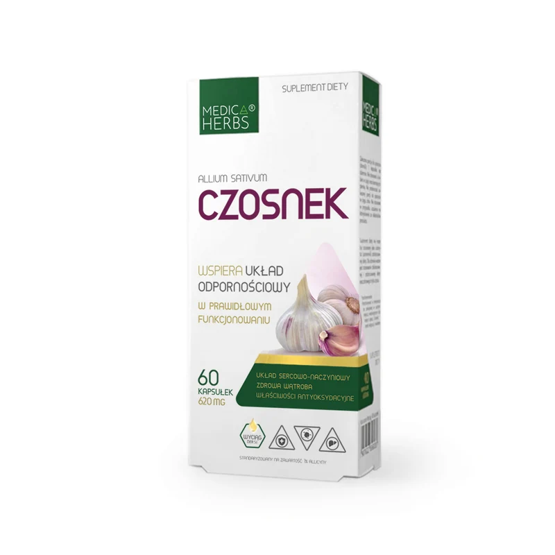 MEDICA HERBS Knoblauch 620mg, 60 Kapseln.