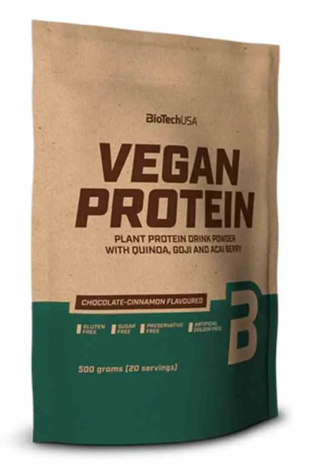 BioTech USA Veganes Protein 500g mit Vanille-Keks-Geschmack