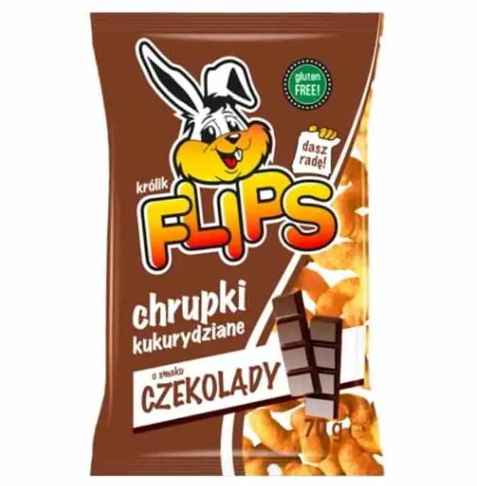 Sante Flips Mais-Chips mit Schokoladengeschmack 70g