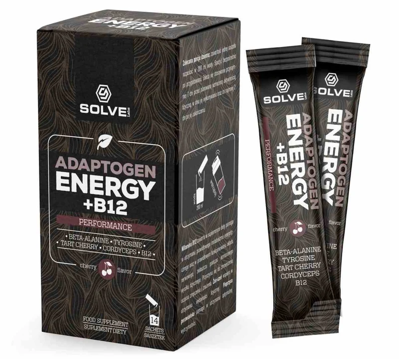 SolveLabs Adaptogen Energie + B12 14 Beutel