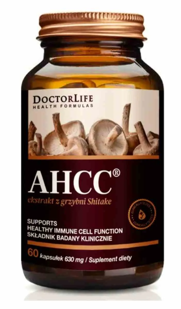 Doctor Life AHCC Shiitake Pilzextrakt 630mg 60 Kapseln