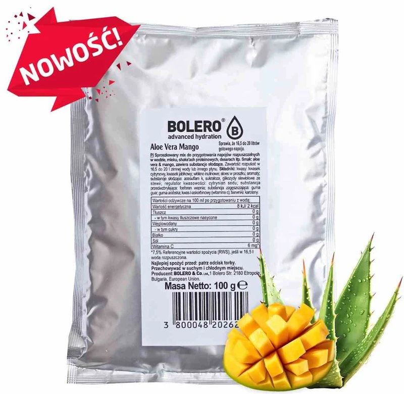 Bolero Tasche Aloe Vera Mango 100g