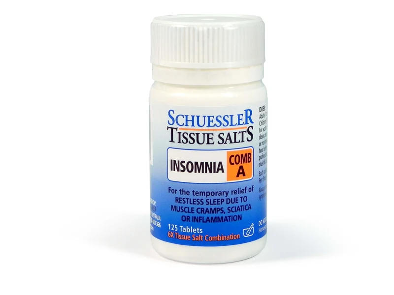 Dr Schuessler Comb A Restless Sleep 6X Tissue Salt 125s