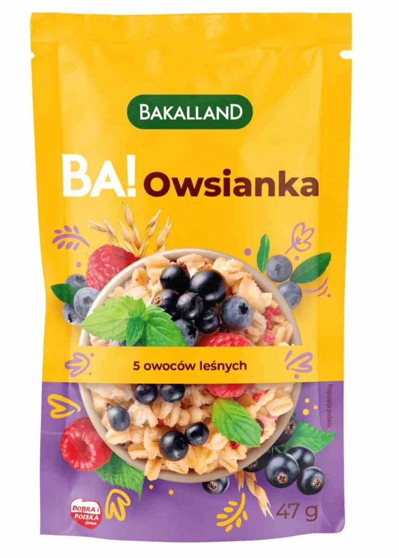 Bakalland Ba! Haferflocken mit 5 Waldfrüchten 47 g