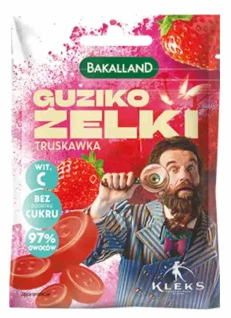 Bakalland Kleks Erdbeer-Gelee-Bohnen 34 g