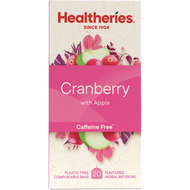 Healtheries Cranberry with Apple Tea 20 Pack
