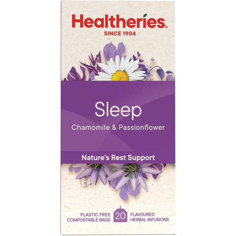 Healtheries Sleep Chamomile & Passionflower Tea 20 Pack