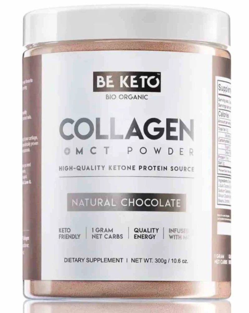 BeKeto Keto Kollagen mit MCT-Öl Schokoladengeschmack 300g